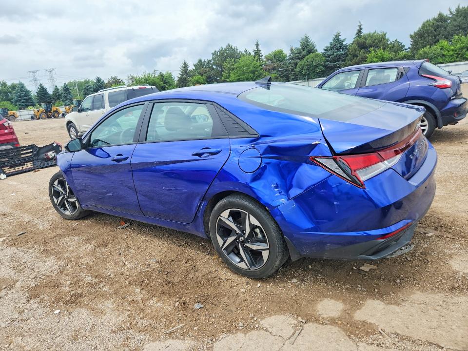 2023 Hyundai Elantra VIN KMHLS4AG9PU449931 COPART salvage auction — FRONT END, Il - Salvage Certificate, sold $225 on 2026-07-28 (photo 2)