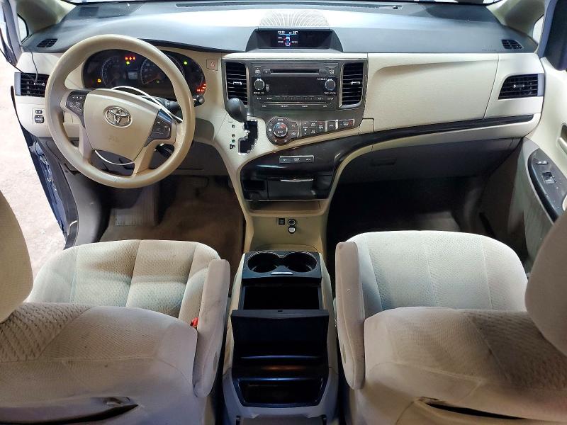2014 Toyota Sienna VIN 5TDKK3DC5ES405669 COPART salvage auction — FRONT END, Ny - Mv-907A Salvage Certificate, sold $1,550 on 2026-07-13 (photo 8)