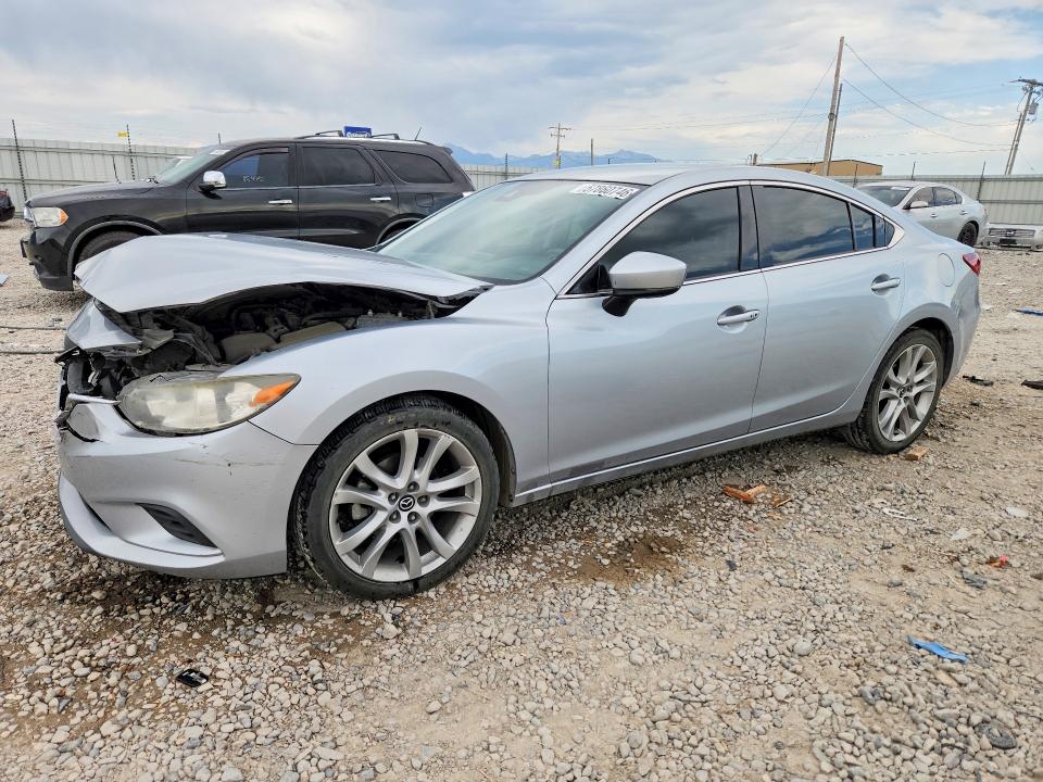 2017 Mazda 6 VIN JM1GL1V55H1115165 COPART salvage auction — FRONT END, Ut - Salvage Certificate, sold $1,800 on 2026-07-31 (photo 1)
