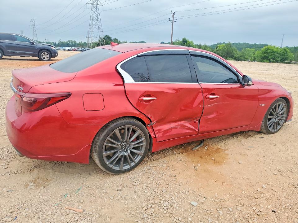 2020 Infiniti Q50 VIN JN1FV7AP2LM630070 COPART salvage auction — SIDE, Nc - Salvage Certificate Of Title, sold $175 on 2026-07-27 (photo 3)