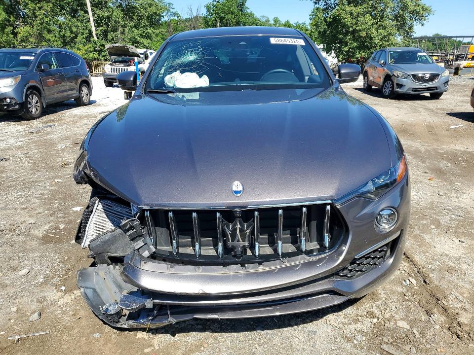 2022 Maserati Levante VIN ZN661XUA7NX389168 COPART salvage auction — FRONT END, Salvage Title, sold $7,100 on 2026-07-09 (photo 5)
