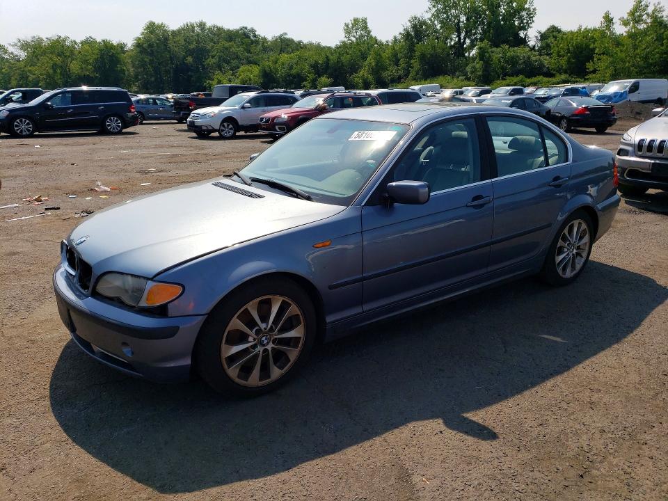 2003 BMW 3 series VIN WBAEV534X3KM25380 COPART salvage auction — FRONT END, Ct - Bill Of Sale-Salvage, sold $1,450 on 2026-07-07 (photo 1)