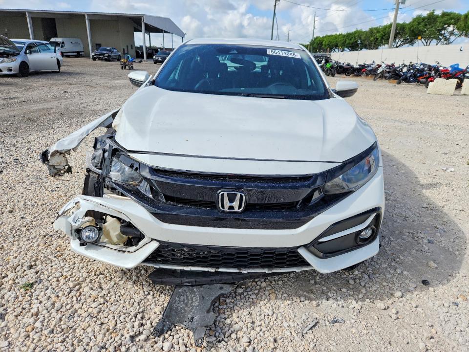 2021 Honda Civic VIN SHHFK7H43MU215463 COPART salvage auction — FRONT END, Fl - Cert Of Title Slvg Rebuildable, sold $2,150 on 2026-07-29 (photo 5)