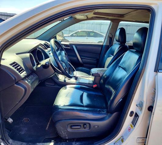 2013 Toyota Highlander VIN 5TDBK3EH5DS238741 COPART salvage auction — FRONT END, Va - Cert Of Title - Salvage, sold $3,050 on 2026-07-15 (photo 7)