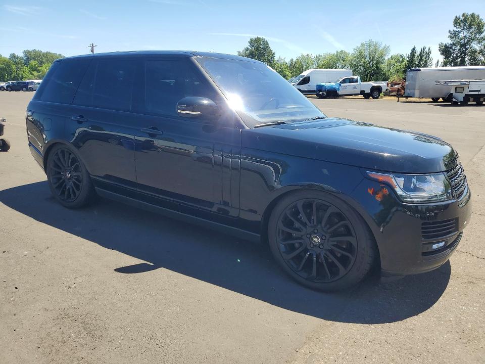 2017 Land rover RANGE ROVER VIN SALGS2FE9HA330077 COPART salvage auction — NORMAL WEAR, Or - Salvage Title Certificate, sold $6,300 on 2026-07-27 (photo 4)