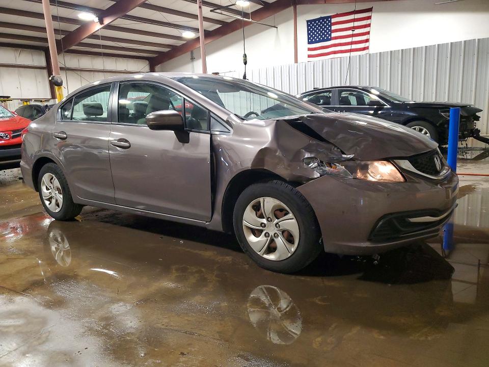 2015 Honda Civic VIN 19XFB2F57FE284746 COPART salvage auction — FRONT END, Pa - Certificate Of Salvage, sold $2,400 on 2026-07-02 (photo 4)