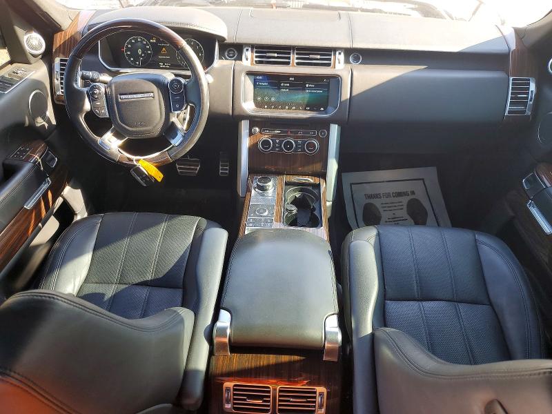 2017 Land rover RANGE ROVER VIN SALGS2FEXHA336521 COPART salvage auction — MINOR DENT/SCRATCHES, Ok - Dealer Only Clean Title (P), sold $8,900 on 2026-07-28 (photo 8)