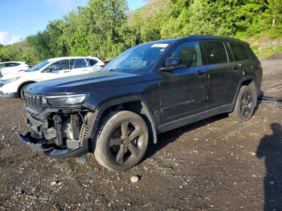2024 Jeep Grand cherokee l VIN 1C4RJKAG6R8559322 COPART salvage auction — FRONT END, CT - CERT OF TITLE-SALVAGE, sold $8,500 on 2026-07-09 (photo 1)