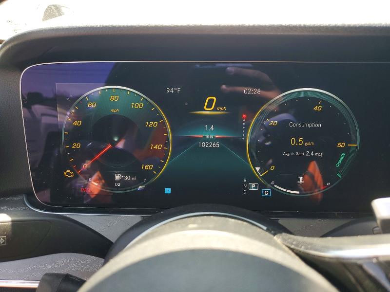 2021 Mercedes-benz E-klasse VIN W1KZF8DB5MA873412 COPART salvage auction — MINOR DENT/SCRATCHES, Ca - Dis/Dlr/Exp Only Clean Title, sold $13,300 on 2026-07-30 (photo 9)