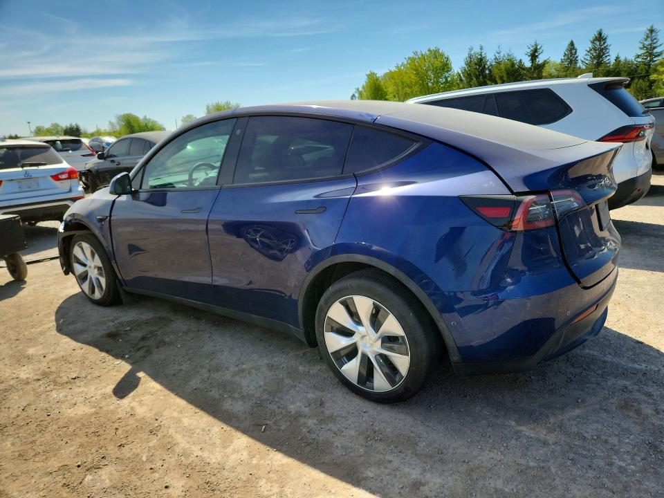 2022 Tesla Mdl y VIN 7SAYGDEE2NF504376 COPART salvage auction — FRONT END, On - Permit Salvage, sold $10,400 on 2026-07-14 (photo 2)