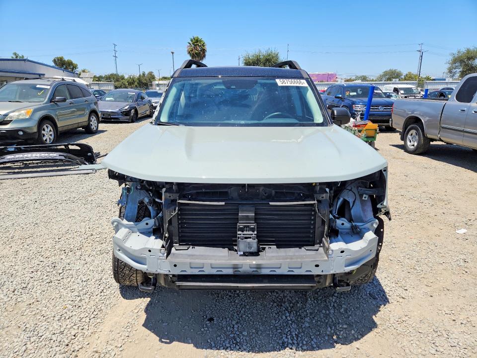 2023 Ford Bronco VIN 3FMCR9D92PRD02623 COPART salvage auction — FRONT END, Ca - Salvage Certificate, sold $8,400 on 2026-07-02 (photo 5)