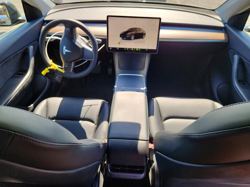 2022 Tesla Model y VIN 7SAYGDEE1NF425670 COPART salvage auction — FRONT END, Ca - Salvage Certificate, sold $12,900 on 2026-07-31 (photo 8)