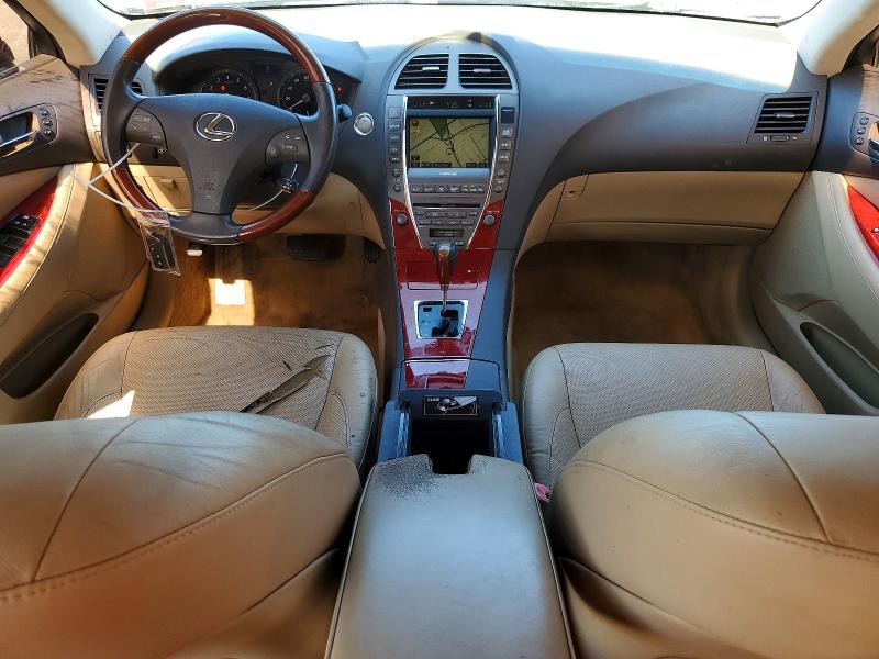 2009 Lexus Es 350 VIN JTHBJ46G992303201 COPART salvage auction — FRONT END, FL - CERT OF TITLE SLVG REBUILDABLE, sold $1,750 on 2026-07-20 (photo 8)