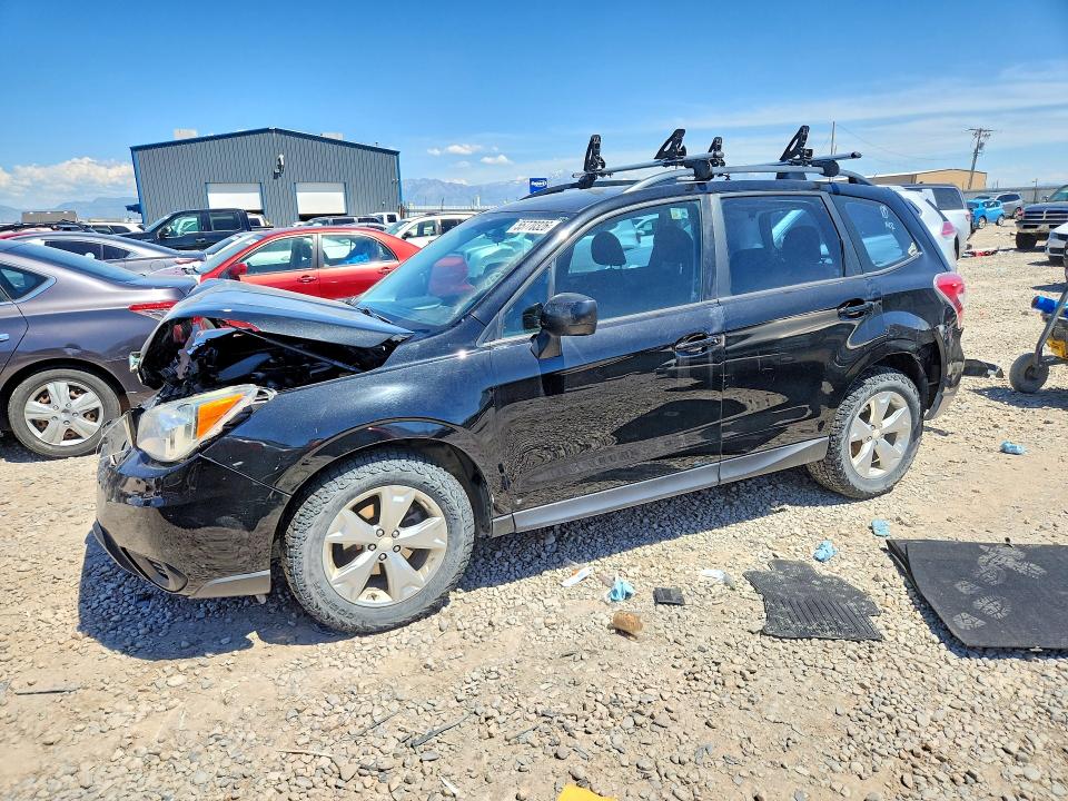 2015 Subaru Forester VIN JF2SJABCXFH819466 COPART salvage auction — FRONT END, Ut - Salvage Certificate, sold $150 on 2026-07-17 (photo 1)