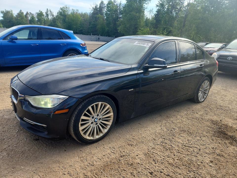 2013 BMW 3 series VIN WBA3B9C56DF140444 COPART salvage auction — VANDALISM, On - Permit No Brand - Unfit, sold $625 on 2026-07-23 (photo 1)