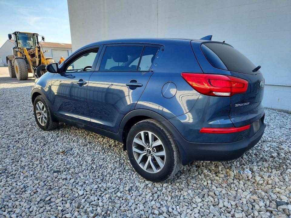 2015 Kia Sportage VIN KNDPB3AC6F7681896 COPART salvage auction — SIDE, OH - CERT OF TITLE-REPOSSESSION, sold $1,150 on 2026-07-09 (photo 2)