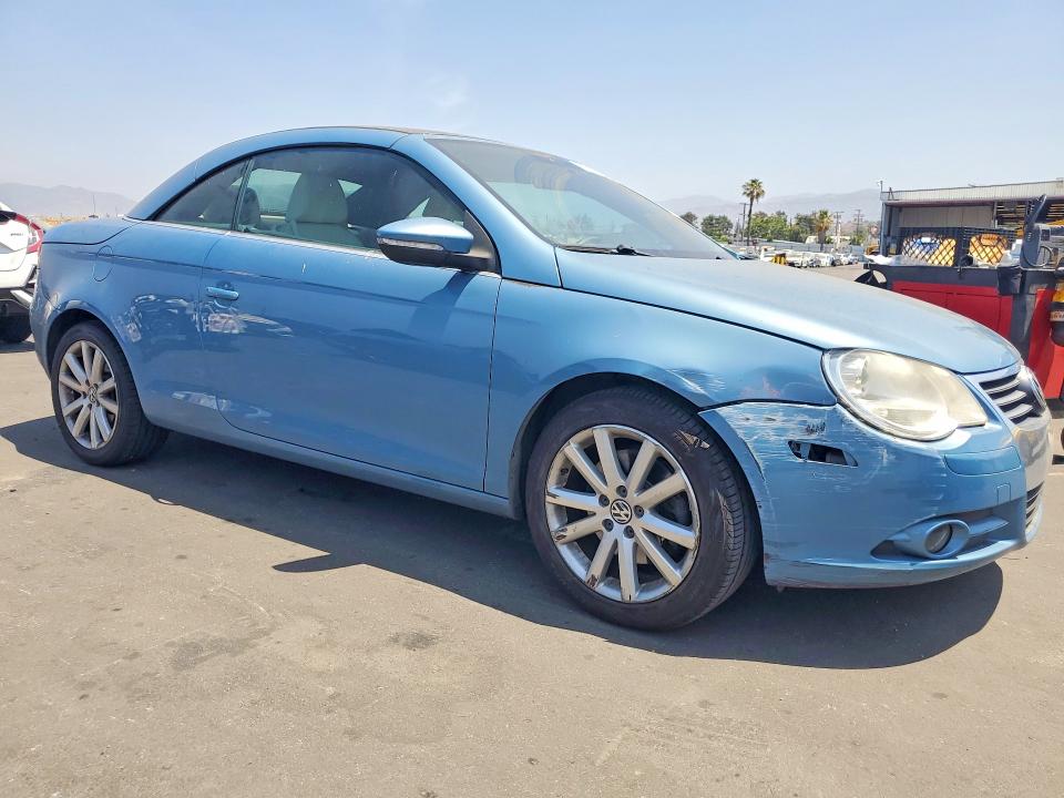 2009 Volkswagen Eos VIN WVWBA71F39V006019 COPART salvage auction — FRONT END, Ca - Salvage Certificate, sold $325 on 2026-07-13 (photo 4)