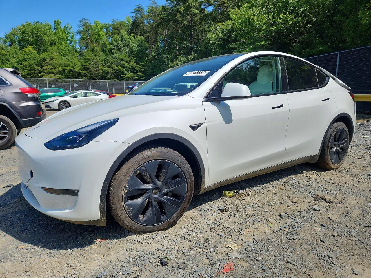 2024 Tesla Model Y VIN 7SAYGAEE4RF131149 — COPART salvage auction photo