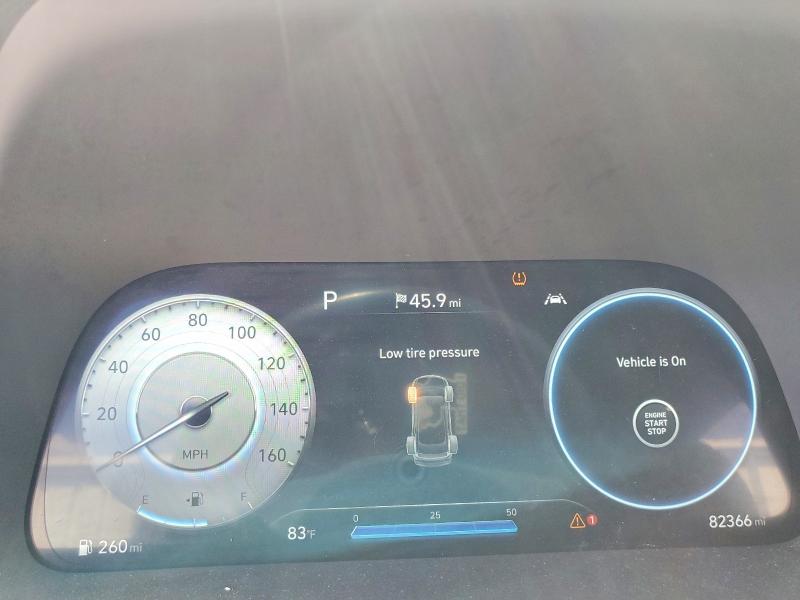 2021 Hyundai Sonata VIN 5NPEK4JC2MH111643 COPART salvage auction — FRONT END, In - Cert Of Title-Salvage Title, sold $5,100 on 2026-07-20 (photo 9)