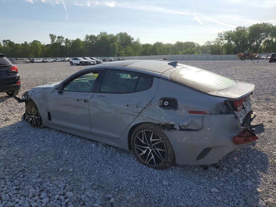 2023 Kia Stinger VIN KNAE35LD1P6135811 COPART salvage auction — SIDE, Oh - Cert Of Title-Salvage, sold $5,800 on 2026-07-10 (photo 2)