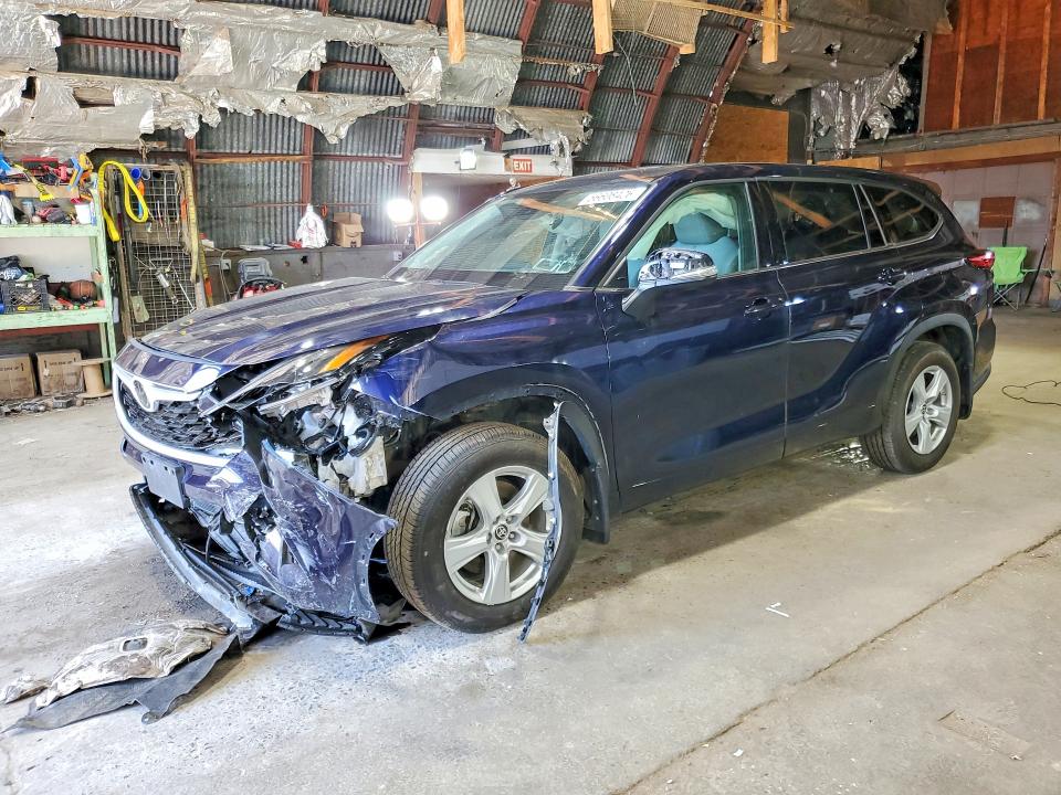 2021 Toyota VIN 5TDBZRBH1MS072799 COPART salvage auction — FRONT END, Ny - Mv-907A Salvage Certificate, sold $5,300 on 2026-07-22 (photo 1)