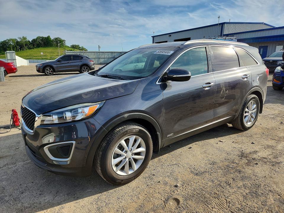 2017 Kia Sorento VIN 5XYPGDA30HG259880 COPART salvage auction — HAIL, Wi - Junked Vehicle Bill Of Sale, sold $2,050 on 2026-07-07 (photo 1)