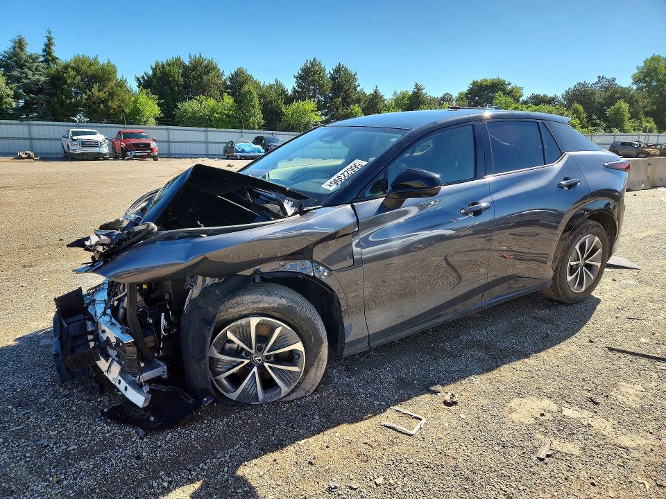 2025 Lexus Rz VIN JTJABABB4SA009314 COPART salvage auction — FRONT END, IL - SALVAGE CERTIFICATE, sold $7,700 on 2026-08-11 (photo 1)