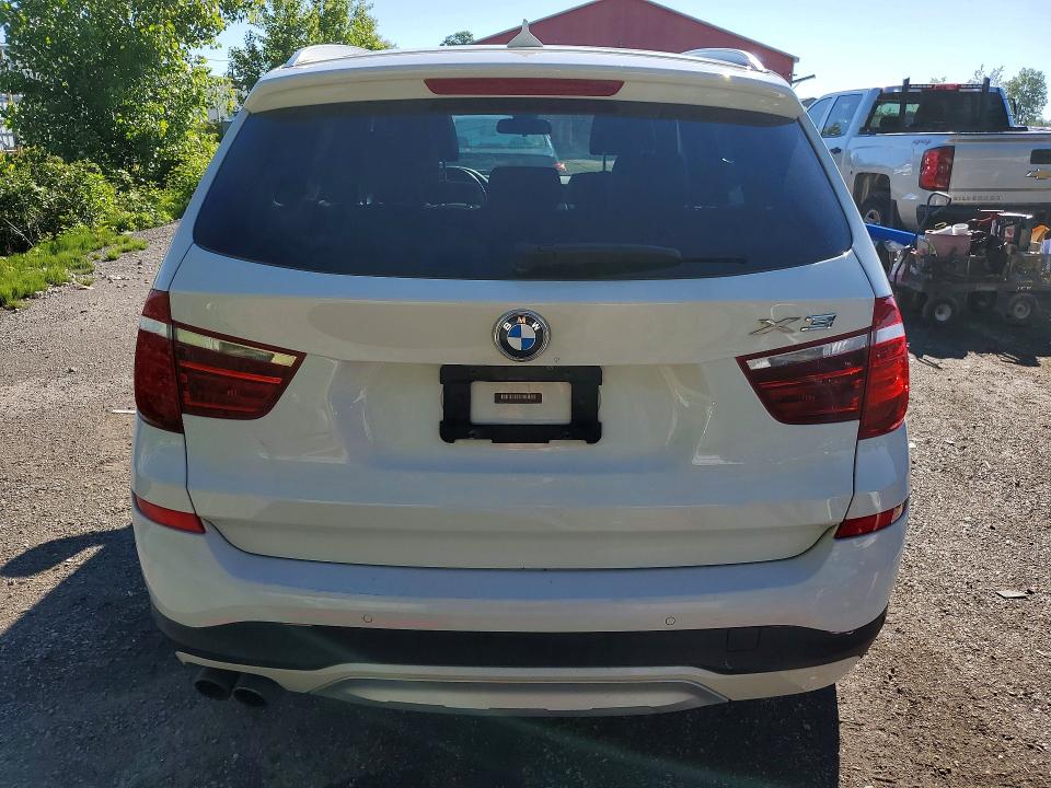 2017 BMW X3 VIN 5UXWX9C50H0T14923 COPART salvage auction — FRONT END, On - Permit No Brand - Unfit, sold $150 on 2026-07-28 (photo 6)