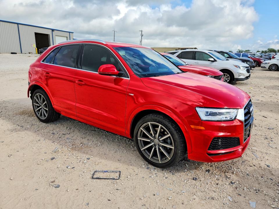 2018 Audi Q3 VIN WA1JCCFS5JR026039 COPART salvage auction — REAR END, Tx - Salvage Vehicle Title, sold $2,400 on 2026-07-23 (photo 4)
