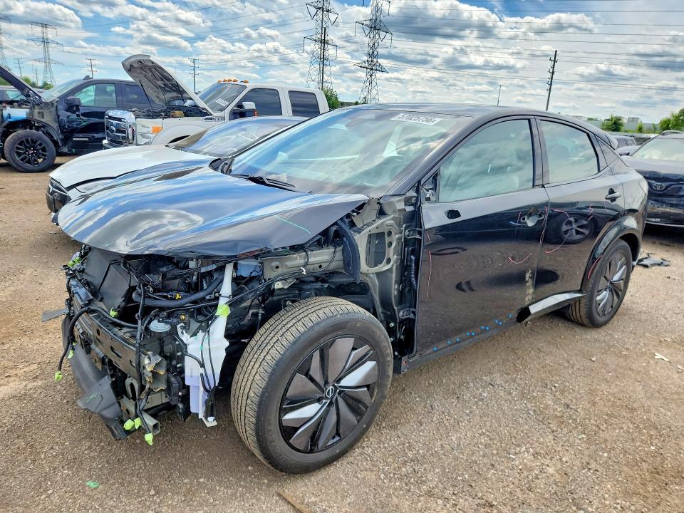 2024 Nissan Ariya VIN JN1DF0BB3RM730928 COPART salvage auction — FRONT END, Il - Salvage Certificate, sold $10,000 on 2026-07-21 (photo 1)