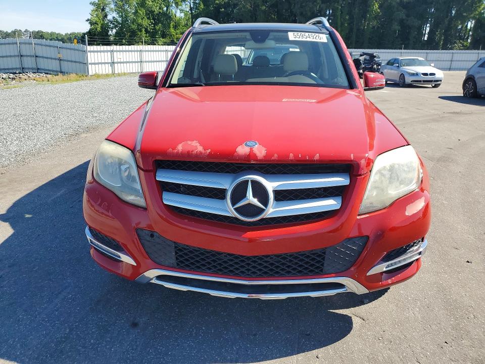 2014 Mercedes-benz Glk-klasse VIN WDCGG5HB4EG326891 COPART salvage auction — REAR END, NC - SALVAGE CERTIFICATE OF TITLE, sold $500 on 2026-07-30 (photo 5)
