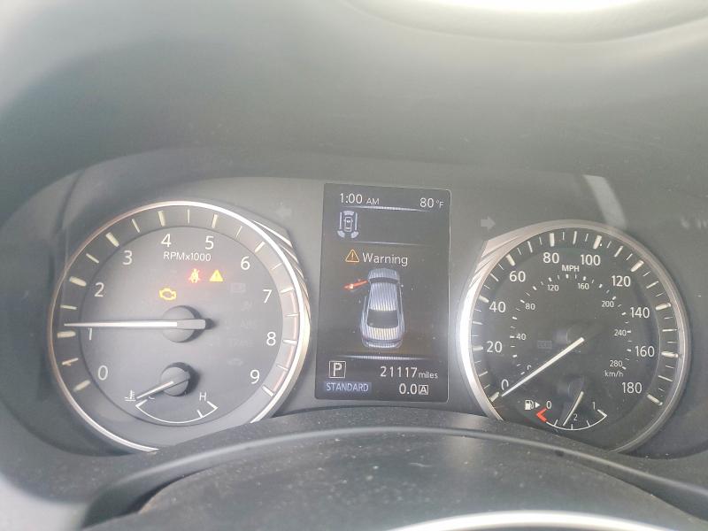 2021 Infiniti Q50 VIN JN1EV7BR7MM753571 COPART salvage auction — NORMAL WEAR, Fl - Cert Of Title-Flood Damaged (P), sold $12,500 on 2026-07-29 (photo 9)