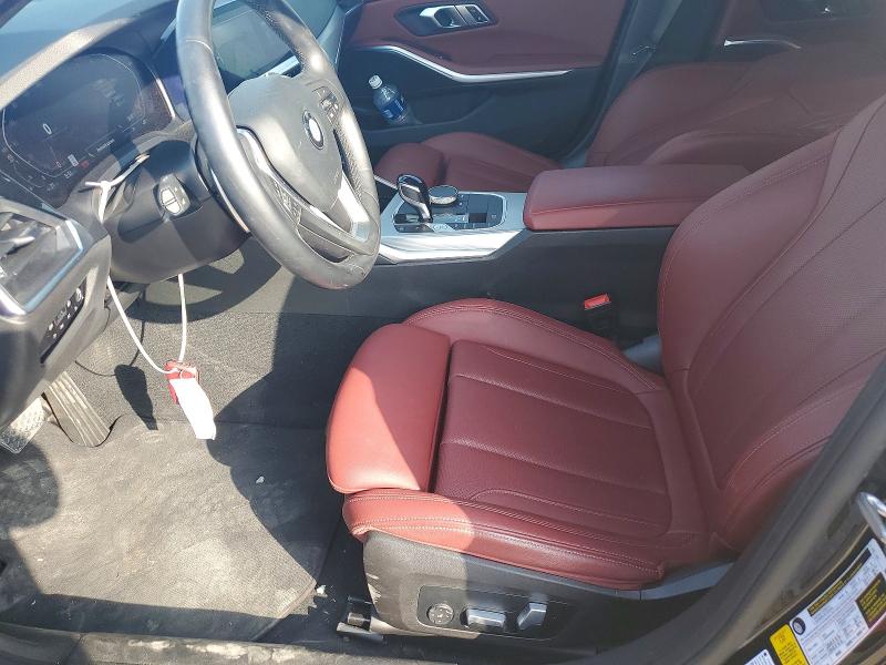 2022 BMW 3er VIN 3MW5R1J07N8C70675 COPART salvage auction — FRONT END, Tx - Salvage Vehicle Title, sold $12,900 on 2026-08-31 (photo 7)