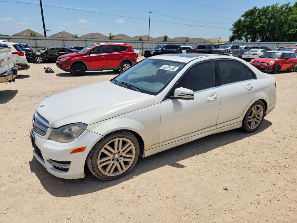 2013 Mercedes-benz C-klasse VIN WDDGF4HB6DA771191 COPART salvage auction — MECHANICAL, Tx - Certificate Of Title, sold $175 on 2026-07-09 (photo 1)