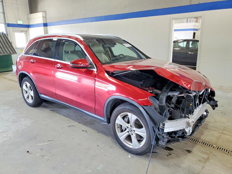 2018 Mercedes-benz Glc VIN WDC0G4KB6JV092182 COPART salvage auction — FRONT END, Va - Cert Of Title - Salvage, sold $3,950 on 2026-07-17 (photo 4)