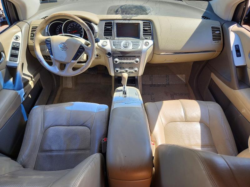 2012 Nissan Murano VIN JN8AZ1MW7CW236505 COPART salvage auction — VANDALISM, Pa - Certificate Of Salvage, sold $400 on 2026-07-13 (photo 8)