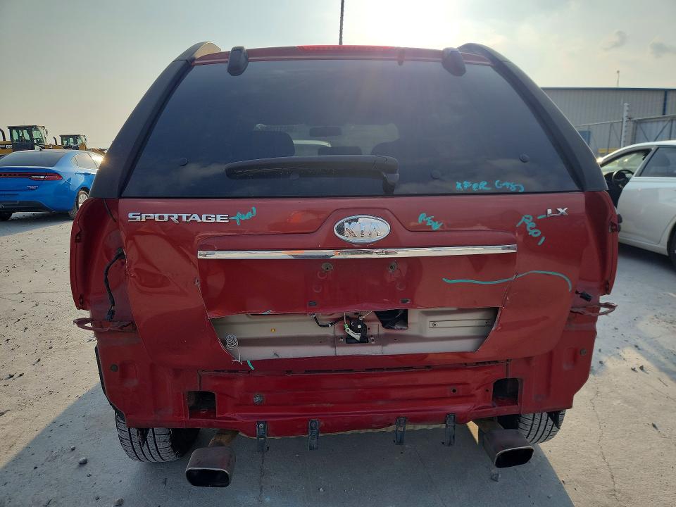 2009 Kia Sportage VIN KNDJF724597579485 COPART salvage auction — REAR END, Tx - Salvage Vehicle Title, sold $700 on 2026-07-24 (photo 6)