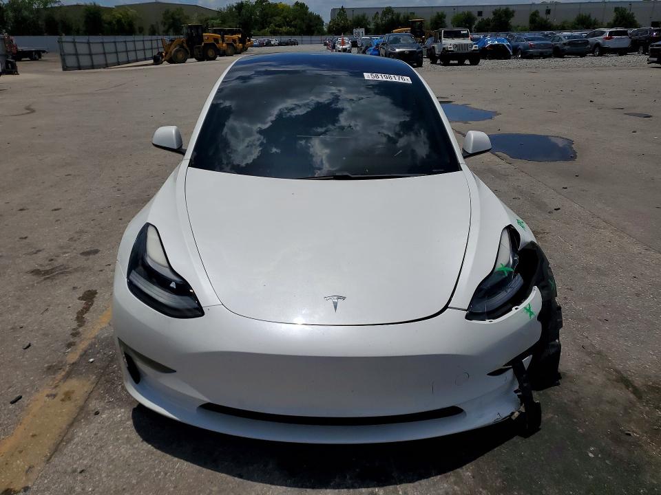 2021 Tesla VIN 5YJ3E1EB3MF034276 COPART salvage auction — FRONT END, Fl - Cert Of Title Slvg Rebuildable, sold $300 on 2026-07-30 (photo 5)