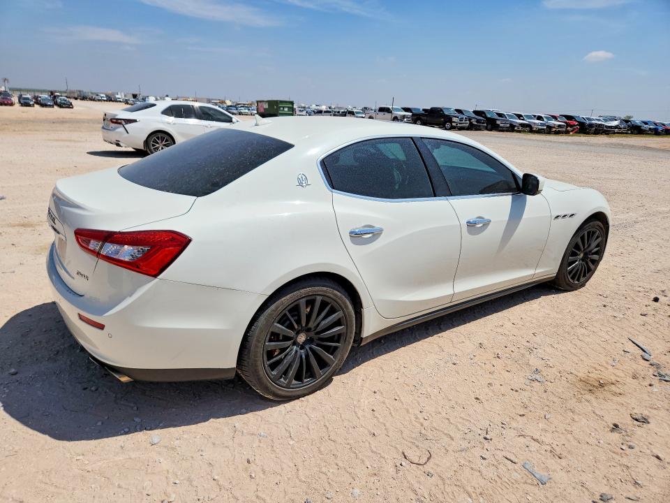 2014 Maserati VIN ZAM57RTAXE1106530 COPART salvage auction — REAR END, Tx - Salvage Vehicle Title, sold $2,700 on 2026-08-05 (photo 3)