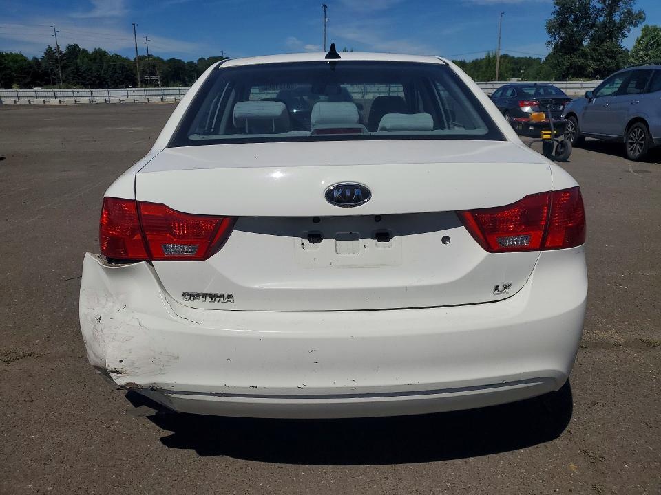 2009 Kia Optima VIN KNAGE228895292766 COPART salvage auction — REAR END, Or - Salvage Title Certificate, sold $1,800 on 2026-07-20 (photo 6)