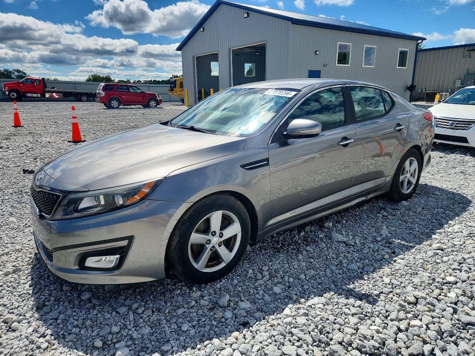 2015 Kia Optima VIN 5XXGM4A74FG491492 COPART salvage auction — MINOR DENT/SCRATCHES, Oh - Certificate Of Title, sold $850 on 2026-07-10 (photo 1)