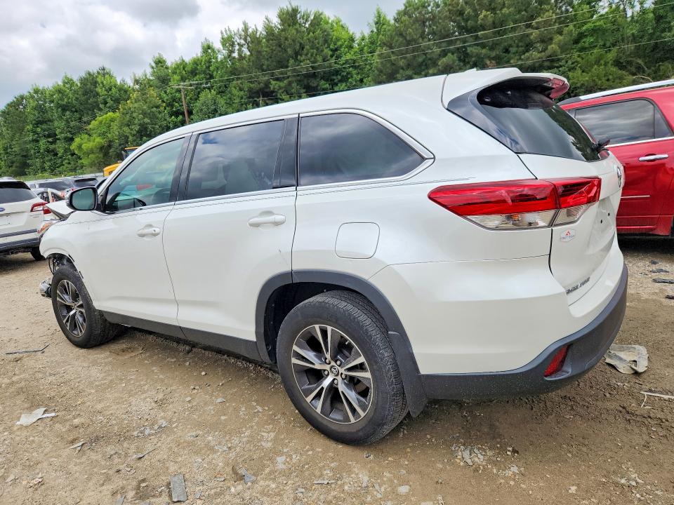 2019 Toyota Highlander VIN 5TDBZRFH3KS729898 COPART salvage auction — FRONT END, Va - Cert Of Title - Salvage, sold $3,100 on 2026-07-28 (photo 2)