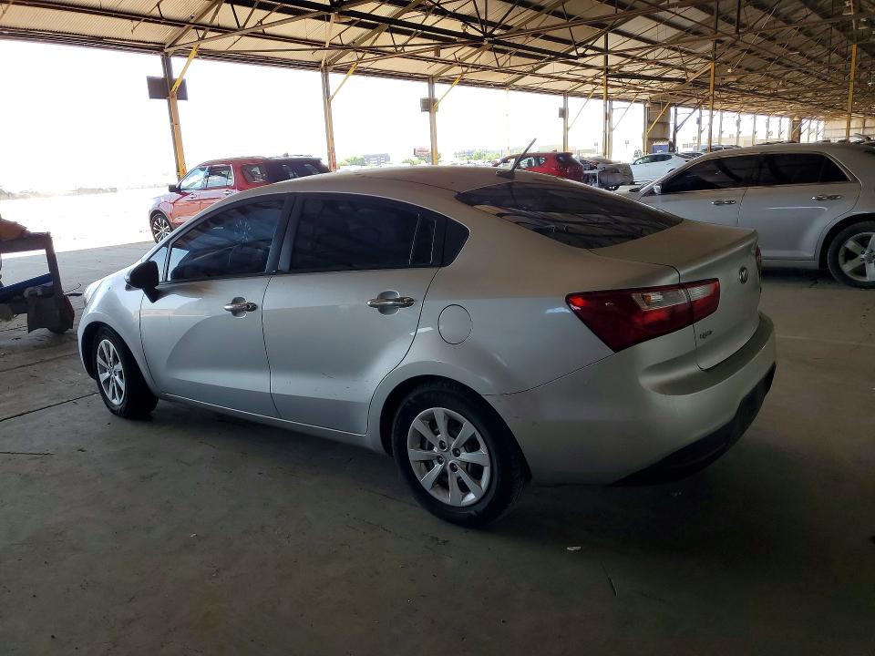 2015 Kia Rio VIN KNADM4A37F6515733 COPART salvage auction — MINOR DENT/SCRATCHES, Az - Certificate Of Title, sold $575 on 2026-07-02 (photo 2)