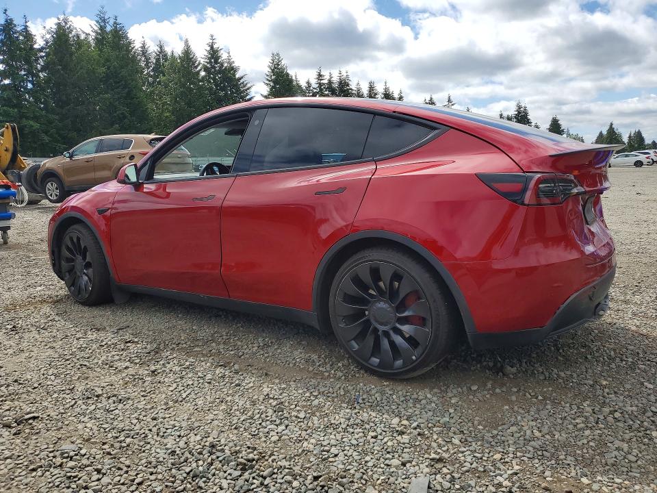 2022 Tesla VIN 7SAYGDEF8NF464247 COPART salvage auction — REAR END, Wa - Bill Of Sale, sold $13,300 on 2026-07-07 (photo 2)
