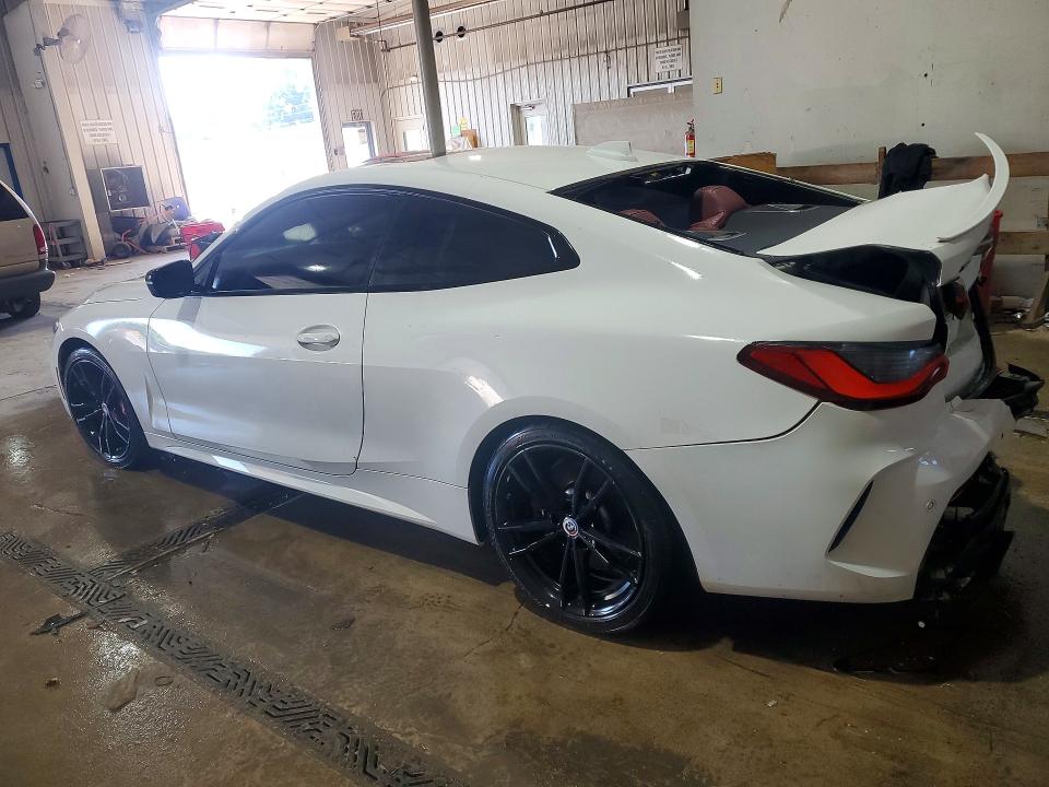 2021 BMW M4 VIN WBA13AR07MCF69615 COPART salvage auction — REAR END, Pa - Certificate Of Salvage, sold $15,000 on 2026-08-23 (photo 2)