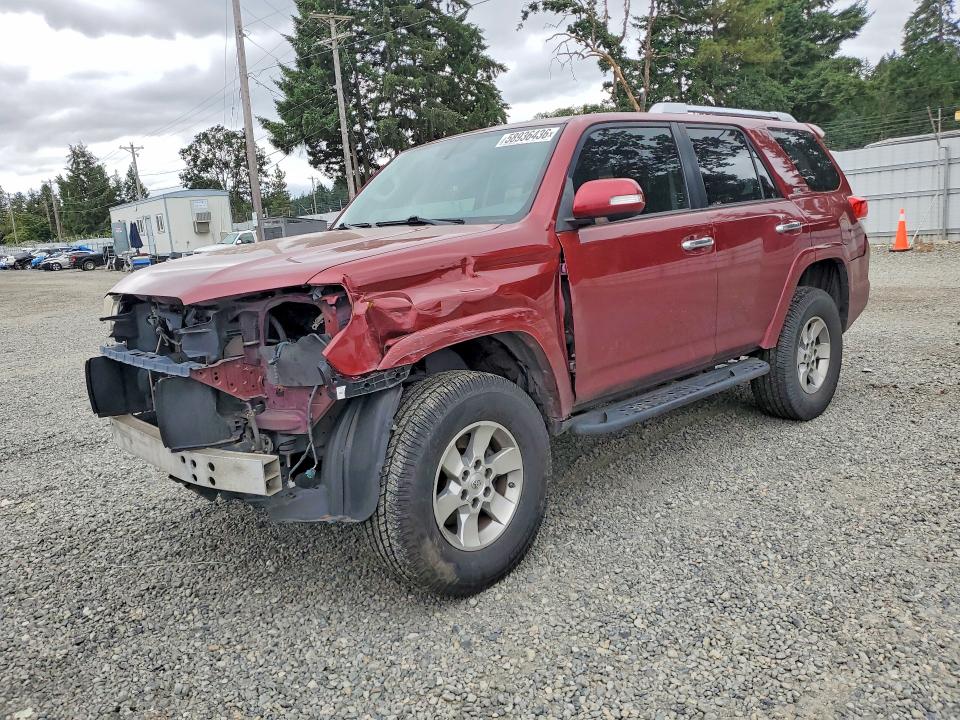 2013 Toyota 4runner VIN JTEBU5JR9D5126496 COPART salvage auction — FRONT END, Wa - Bill Of Sale, sold $7,700 on 2026-07-17 (photo 1)