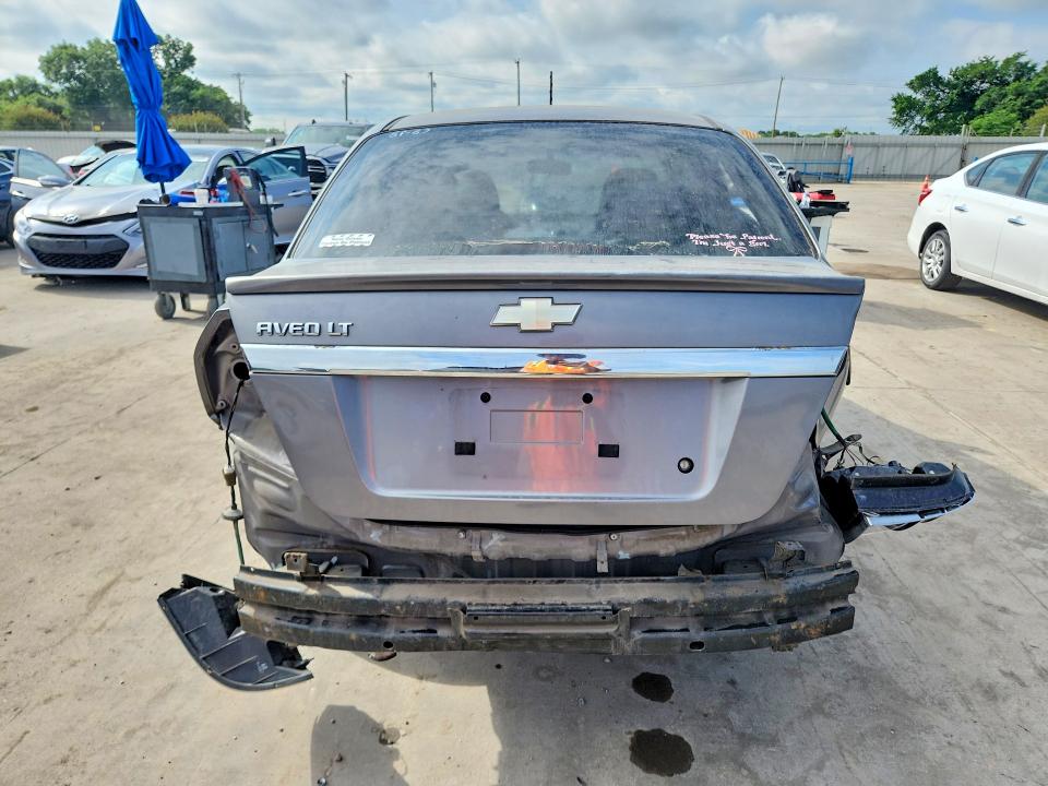 2009 Chevrolet Aveo VIN KL1TG56E89B613730 COPART salvage auction — REAR END, Tx - Salvage Vehicle Title, sold $250 on 2026-07-09 (photo 6)