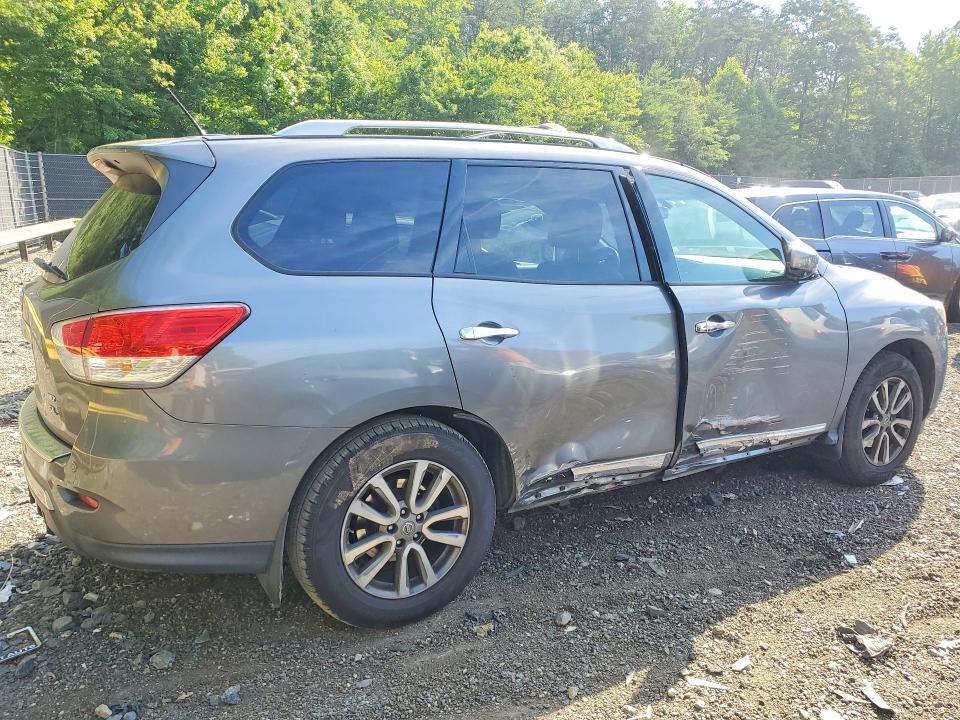 2015 Nissan Pathfinder VIN 5N1AR2MM6FC612855 COPART salvage auction — SIDE, MD - CERT OF SALVAGE > 75% DAMAGE, sold $1,500 on 2026-07-02 (photo 3)