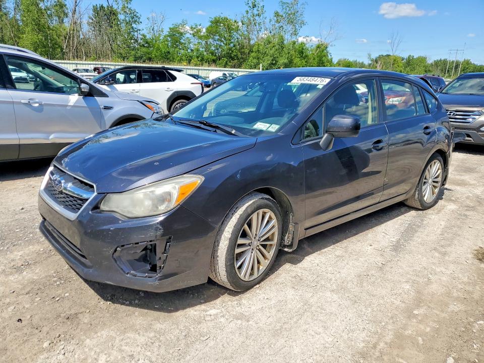 2014 Subaru Impreza VIN JF1GPAD65E8258138 COPART salvage auction — REAR END, Ny - Mv-907A Salvage Certificate, sold $375 on 2026-07-06 (photo 1)