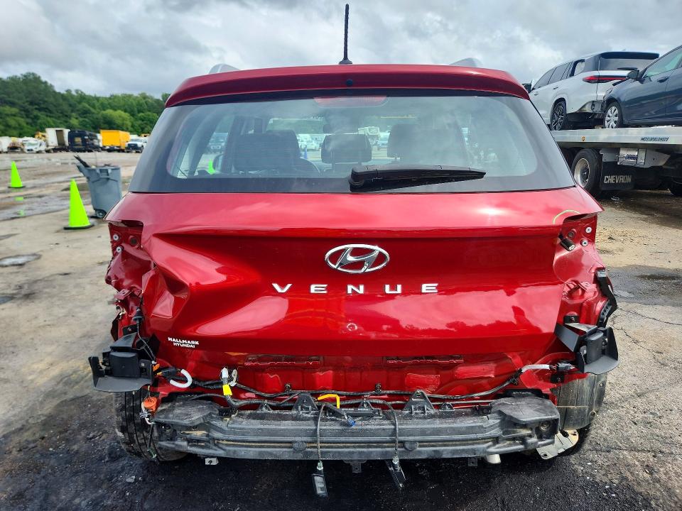 2024 Hyundai VIN KMHRC8A30RU300340 COPART salvage auction — REAR END, Ms - Cert Of Title-Salvaged, sold $500 on 2026-07-24 (photo 6)